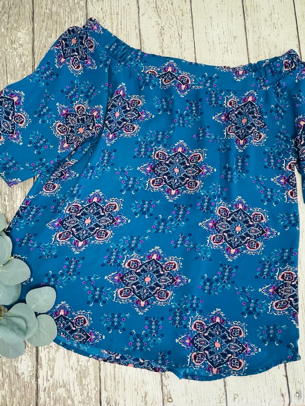 Renee C. Paisley Off The Shoulder Top